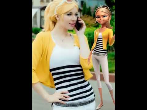 Miraculous Cosplay boys and girls singing Simpapa Polyubila - Cartoon vs Reallife #shorts#mlb#edit