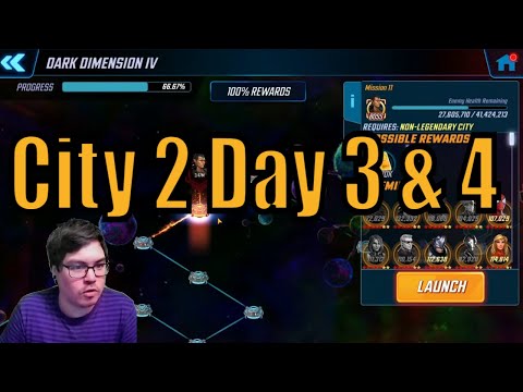Dark Dimension 4 City 2 (Node 11) Day 3 & 4 - Marvel Strike Force