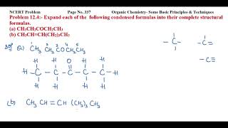 Expand each of the  following condensed formulas into their complete structural formulas.