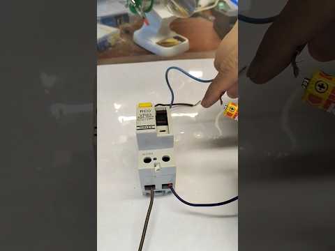 RCD Cut out test #genius #how#test#electricity#electronics #diy#engineering