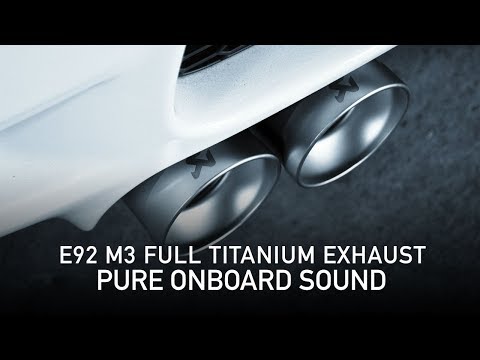 Akrapovic Evolution Full Titanium Exhaust - BMW E92 M3 - Onboard Sound