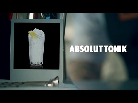 ABSOLUT TONIK DRINK RECIPE - HOW TO MIX