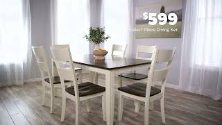 Bob's Discount Furniture Fresh New Dining Furniture!