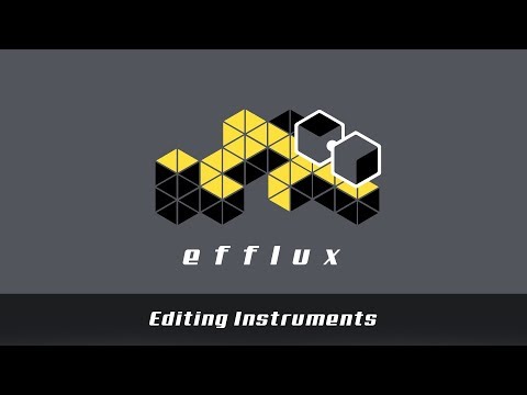 Efflux tutorial #2: Editing instruments