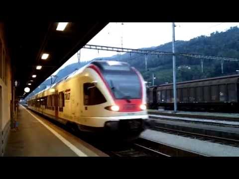 LA PARTENZA SERALE DEL TILO DA CHIASSO. 17 - 10 - 2015.