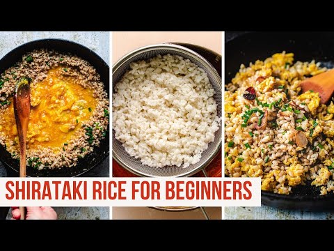 How to use shirataki rice & Make it taste like the real thing!
