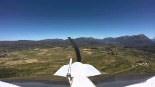 preview picture of video 'Sobrevuelo y aterrizaje en Cholila - Gopro'