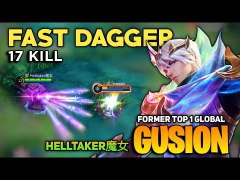 Fast Hand Combo Gusion Best Build [ Former Top 1 Global Gusion  ] By Helltaker魔女 - Mobile Legends
