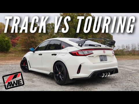 FL5 Honda Civic Type-R AWE Touring vs Track Exhaust Sound Comparison