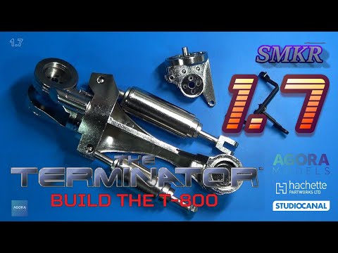 Agora Models Build the T-800 Terminator Pack 1 Stage 7 - Components for Upper Arm & Head Motor
