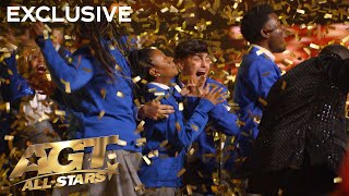 Detroit Youth Choir reacts to their GOLDEN BUZZER MOMENT! | AGT: All-Stars 2023 thumbnail