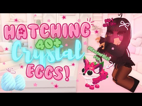 ₊˚𑣲 40 Crystal Eggs Later and I Got ....  (੭˃ᴗ˂)੭ .ᐟ.ᐟ Adopt me ! Roblox ♡ ˚｡