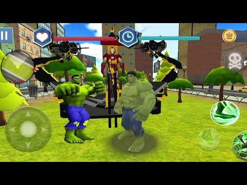 Monster Super City Hero Crime City Battle | Superhero Hulk Save Ironman Fighting - Android GamePlay