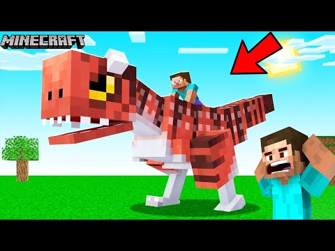 Insane Minecraft Dinosaurs Add-On!!