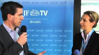 Alice Weidel and Dieter Stein (AfD Federal Party Conference 2016)