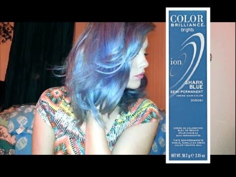 Dying Hair Using Shark Blue: Ion Color Brilliance