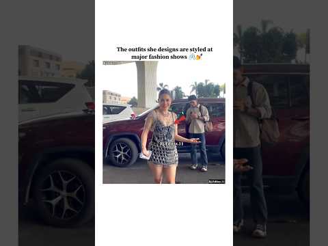 Her designs are styled at major fashion shows 💅#urfijaved #outfit #edits #share