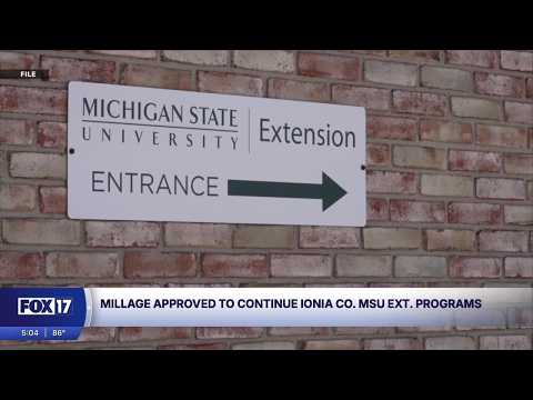 Ionia County voters approve millage to keep MSU Extension, 4- ...