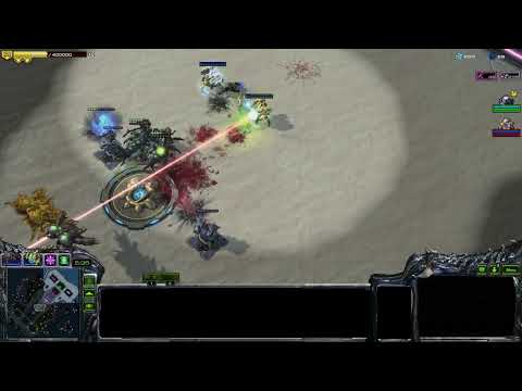 Starcraft 2 Arcade   Direct strike [Artanis vs Swann]