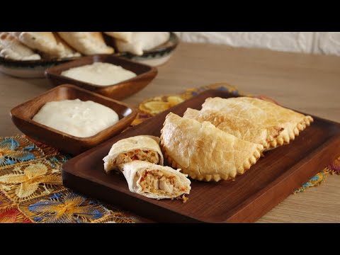 EMPANADAS DE PECHUGA CON SALSA CREMOSA DE MBEJU - COCINA RICA TV
