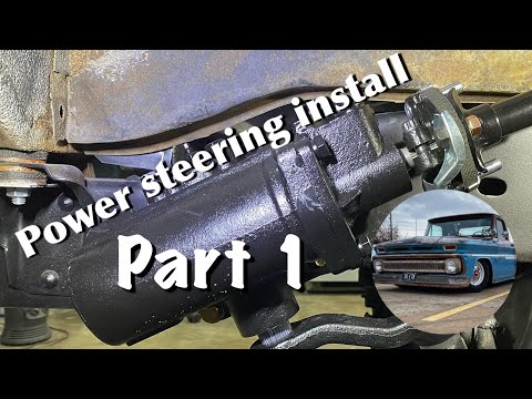 Power steering install on my 1966 Chevy C10 part 1
