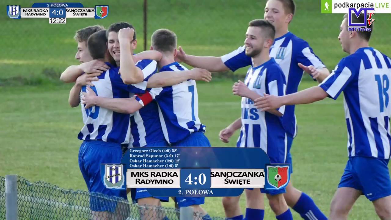 WIDEO: MKS Radymno - Sanoczanka Święte 4-0 [SKRÓT MECZU]