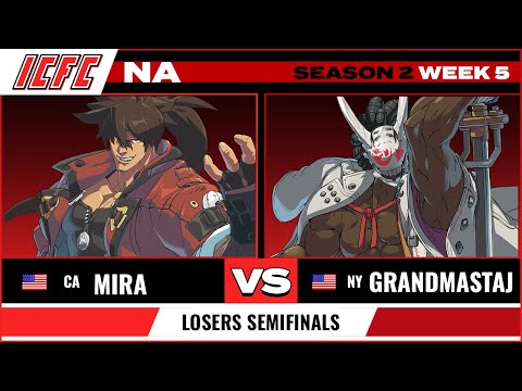 Mira (Sol) vs GrandmastaJ (Nagoriyuki) Losers Semifinals - ICFC GGST NA Season 2 Week 5