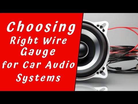 Choosing the Right Wire Gauge for Your Car Audio System
