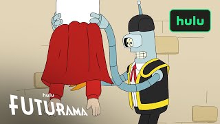 Hulu Futurama | Fry Ruins Bender's First Buggalo Fight