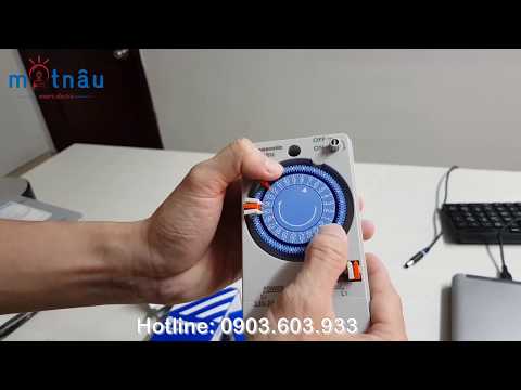 Hướng dẫn sử dụng công tắc hẹn giờ Panasonic TB118 và TB187 - www.matnau.vn