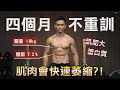 多久不重訓會【掉肌肉】這個男人太狠了 直接四個月不練肌肥大 結果如何？ │健人心態│ 2022ep41