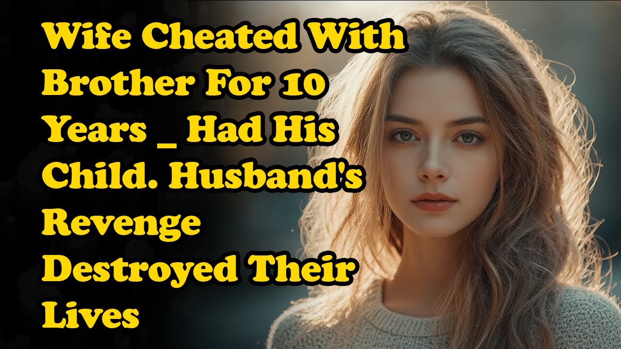 Wife Cheated With Brother For 10 Years   Had His Child  Husband's Revenge Destroyed Their Lives