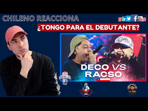 ¿TONGO PARA EL DEBUTANTE? DECO vs RACSO | CHILENO REACCIONA RED BULL #chile #racso  #redbullbatalla