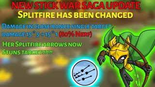 Kytchu's Splitfire can now stun target?!?!?!?! | New Stick War 3/Saga Update | Rushed Video