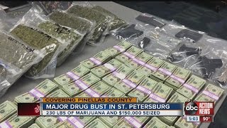 Police bust man with 230 lbs of pot