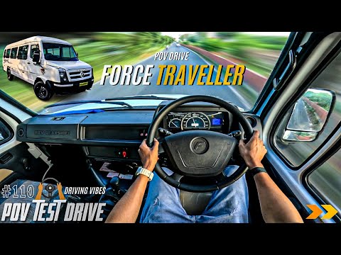 2025 FORCE TRAVELLER 4020 | 2.6L 115HP | POV Drive #110 | TRAVELLER | VAN | 4K | #force #traveller