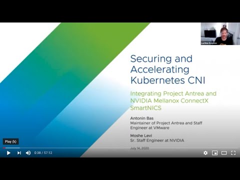 Webinar: Securing and Accelerating the Kubernetes CNI Data Plane with Project Antrea +  Mellanox
