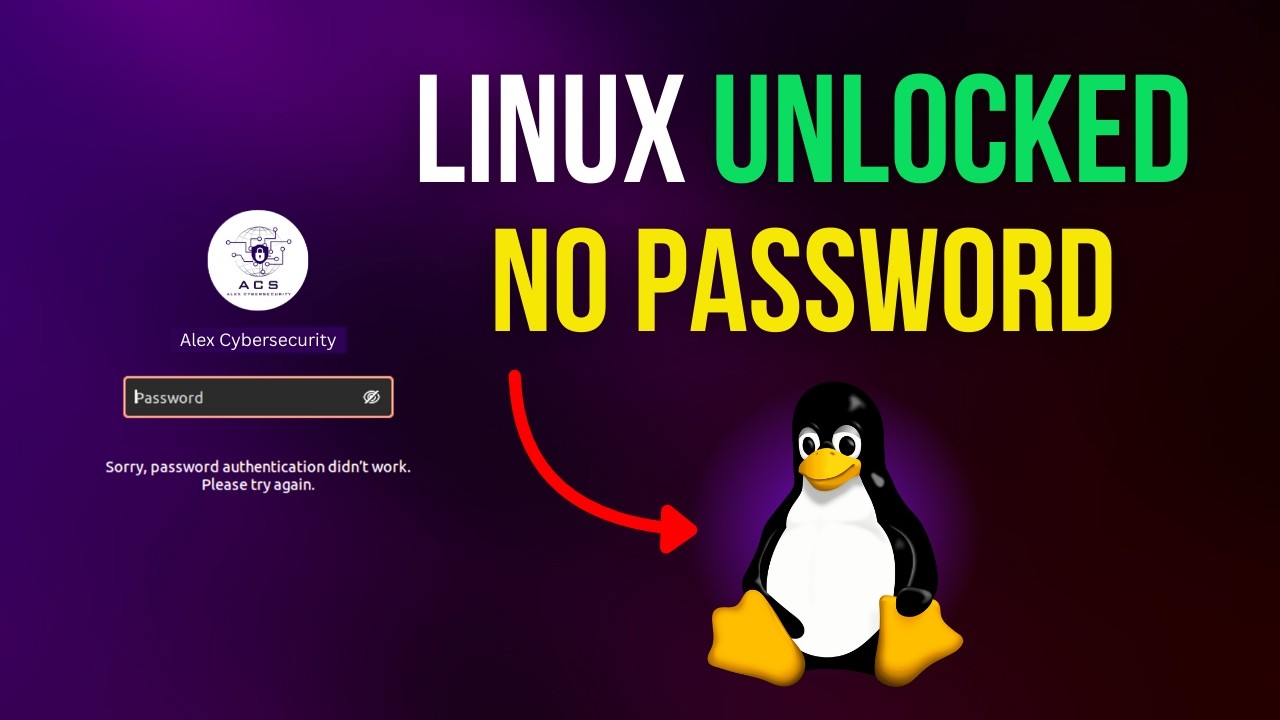 How YOU Can Bypass Any Linux Password in 10 Seconds