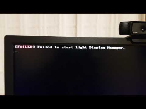 ArcoLinux : 1807 Failed to start light display manager - easy fix - timing issue - wait and update