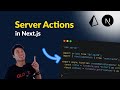 Next Js Server Actions Prisma No API Routes