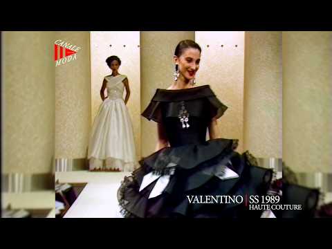 VALENTINO HAUTE COUTURE Spring Summer 1989 Paris 4K - Canale Moda