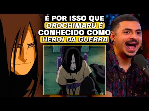 POR ISSO OROCHIMARU É CONHECIDO COMO HEROI DE GUERRA - Katon Podcast