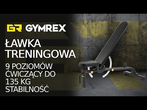 Video - Ławka treningowa - 9 poziomów - 135 kg