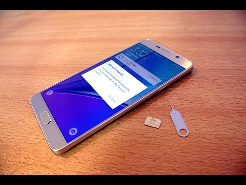 Samsung Galaxy Note 5 - How To Insert SIM Card EASILY!