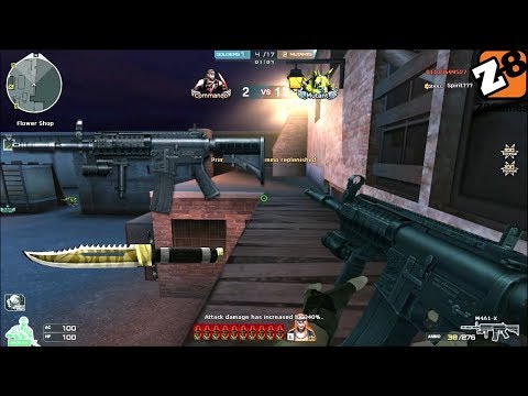 Crossfire NA 2.0 :  M4A1 X - Hunting Knife - Hero Mode X - Zombie V4