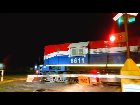 [4K] Lindo, variado y colorido tren vacio de NCA pasando por Marcos Juárez rumbo al oeste!!!!!!