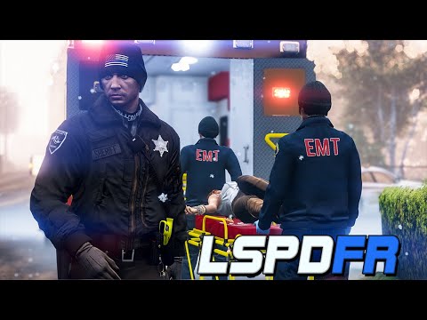 Man tries to bury his wife alive - GTA 5 LSPDFR