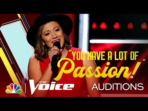 Lauren Hall Gets a Very Quick Chair Turn - The Voice Blind Auditions 2019