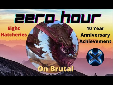 StarCraft II Zero Hour on Brutal, 8 HATCHERIES