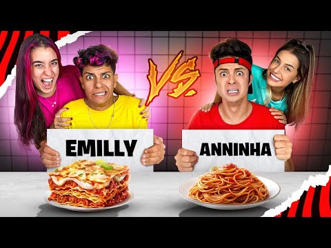 EMILLY VICK AND LEOZINN vs ENALDINHO AND ANNINHA! - Challenge